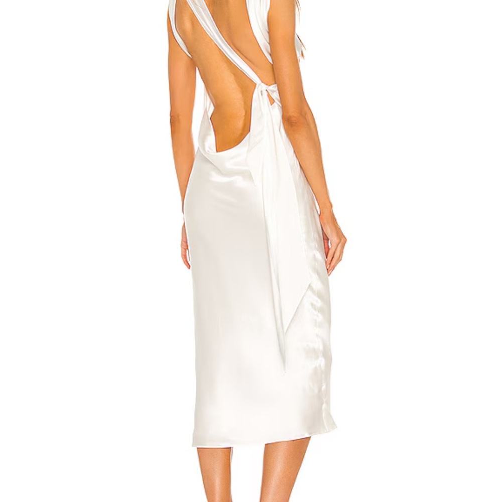 The Bar Max Dress in White (Blanc)
